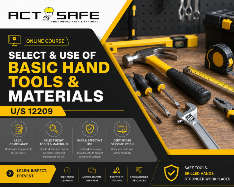 Select And Use Basic Hand Tools & Materials U/S 12209